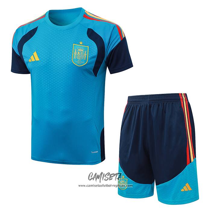 Chandal del Espana 2026-2027 Manga Corta Azul - Pantalon Corto